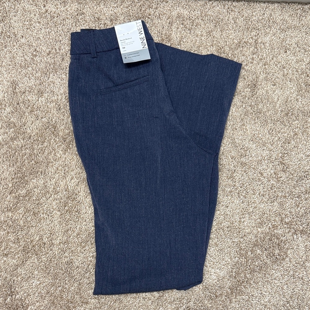 Nine West Barely Bootcut Midrise 10 Long NWT
